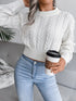 'Suri' Cable-Knit Sweater - Celes Fashion
